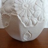 Vase boule biscuit Kaiser Germany M Frey signé