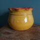 Planter, glazed terracotta flower pot, Provençal pottery