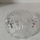 Grande bonbonnière vintage en verre pressé – motif diamant