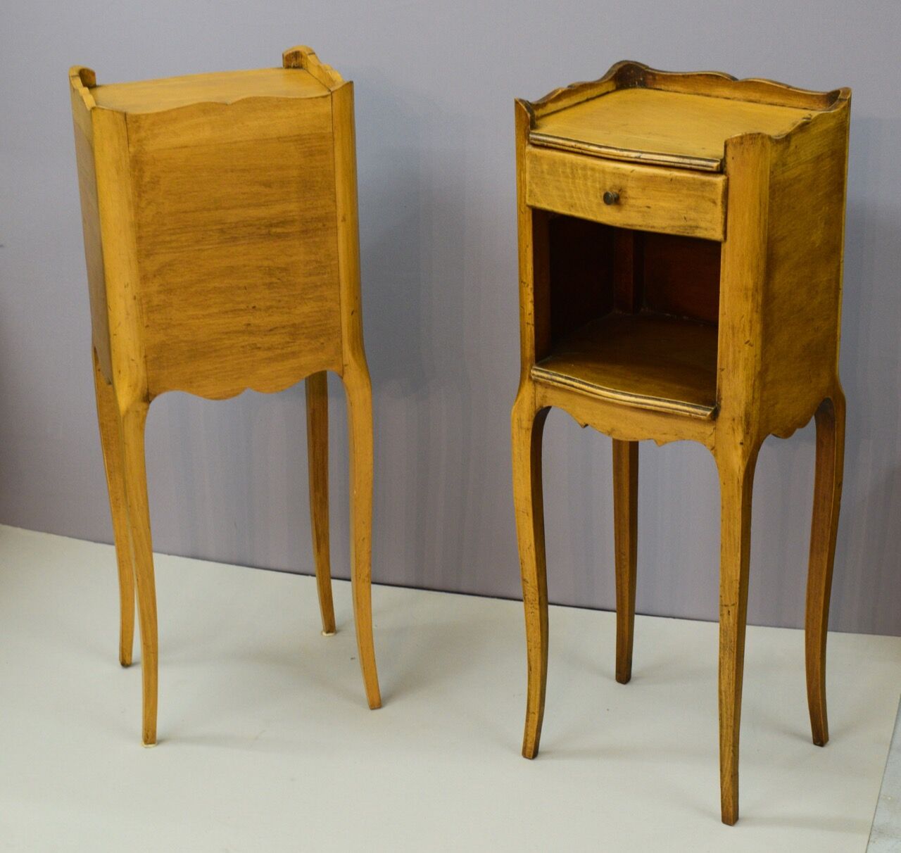 Pair of small Louis XV-style bedsides