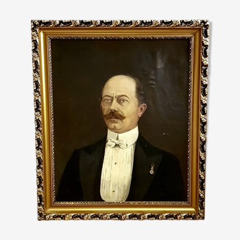 Portrait homme à la Légion d'honneur XIXème siècle
