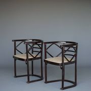 Model 728 'Fledermaus' chairs attributed to Josef Hoffmann for J & J Kohn,