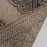 Oushak runner turkish hand knotted distressed rug 2'6" x 11'5"