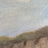 Oil on landscape canvas