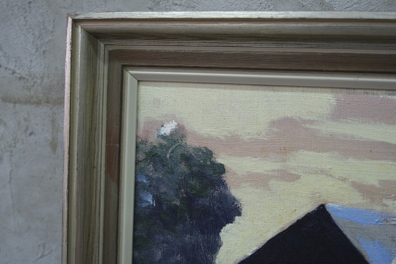 Scandinavian Modern Painting, Kai Christensen, 1970s