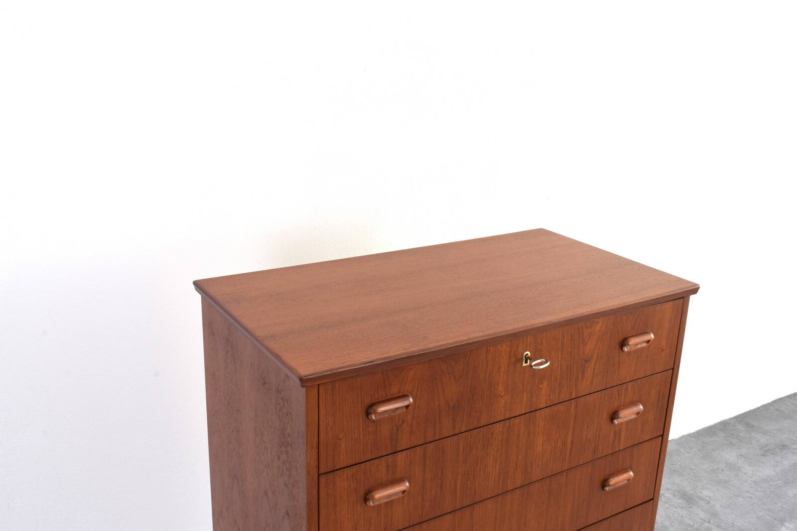 Mid-Century Danish Teak Chest of Drawers, 1960s.