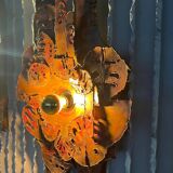 Set of raw expressive wall sconces by Francesco Pasinato