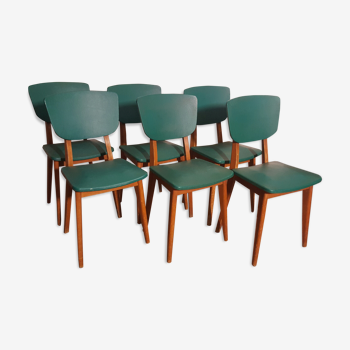 Série de chaises des années 50