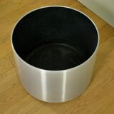 Pot for houseplant 70s stainless