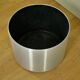 Pot for houseplant 70s stainless