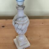 Old marble lamp base
