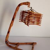 Bamboo bedside lamp