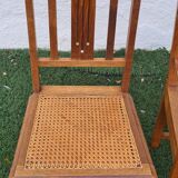 Pair of art and kraft chairs