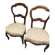 Paire de fauteuils cabriolet style Louis XV