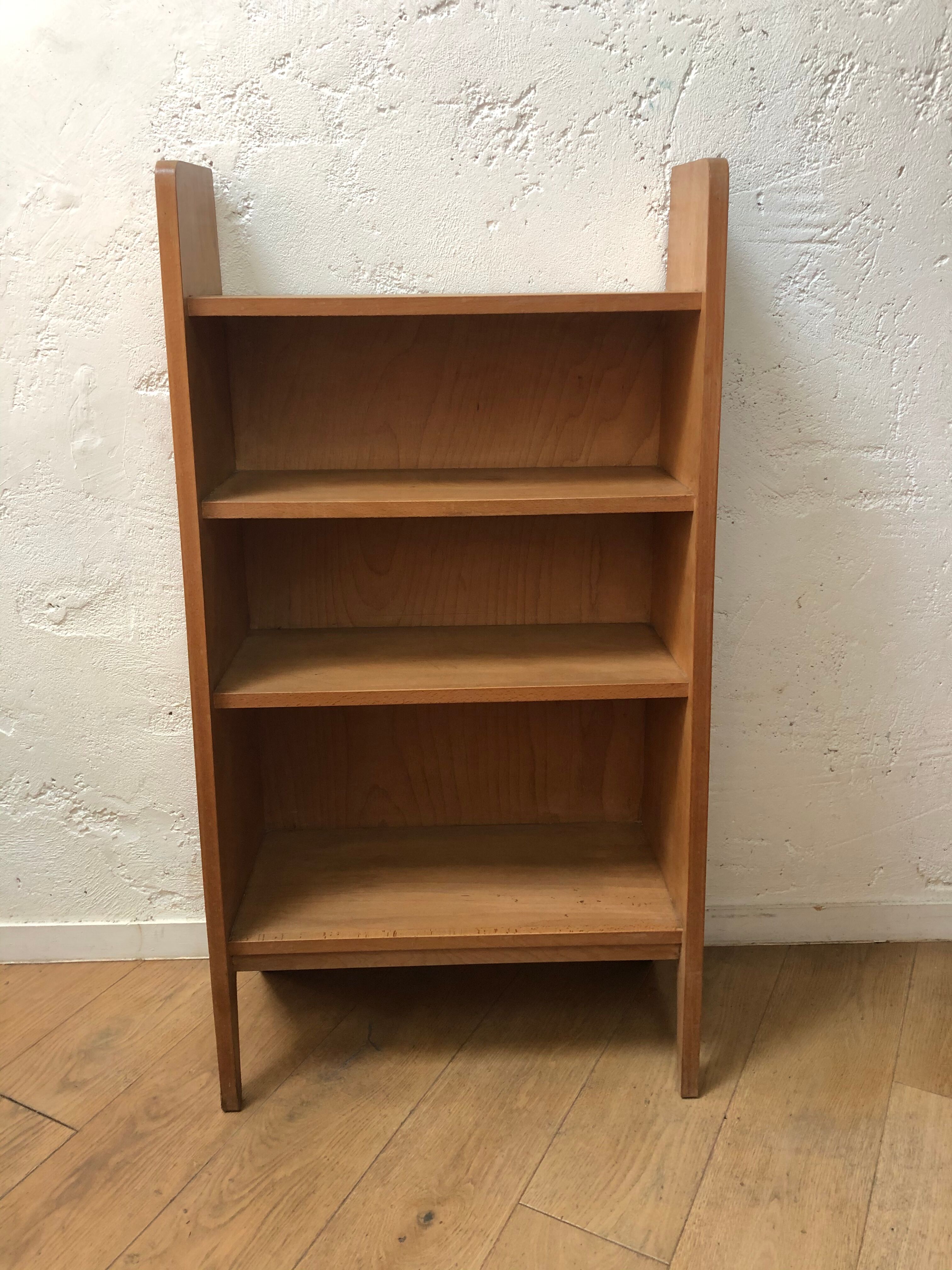 Vintage wood library