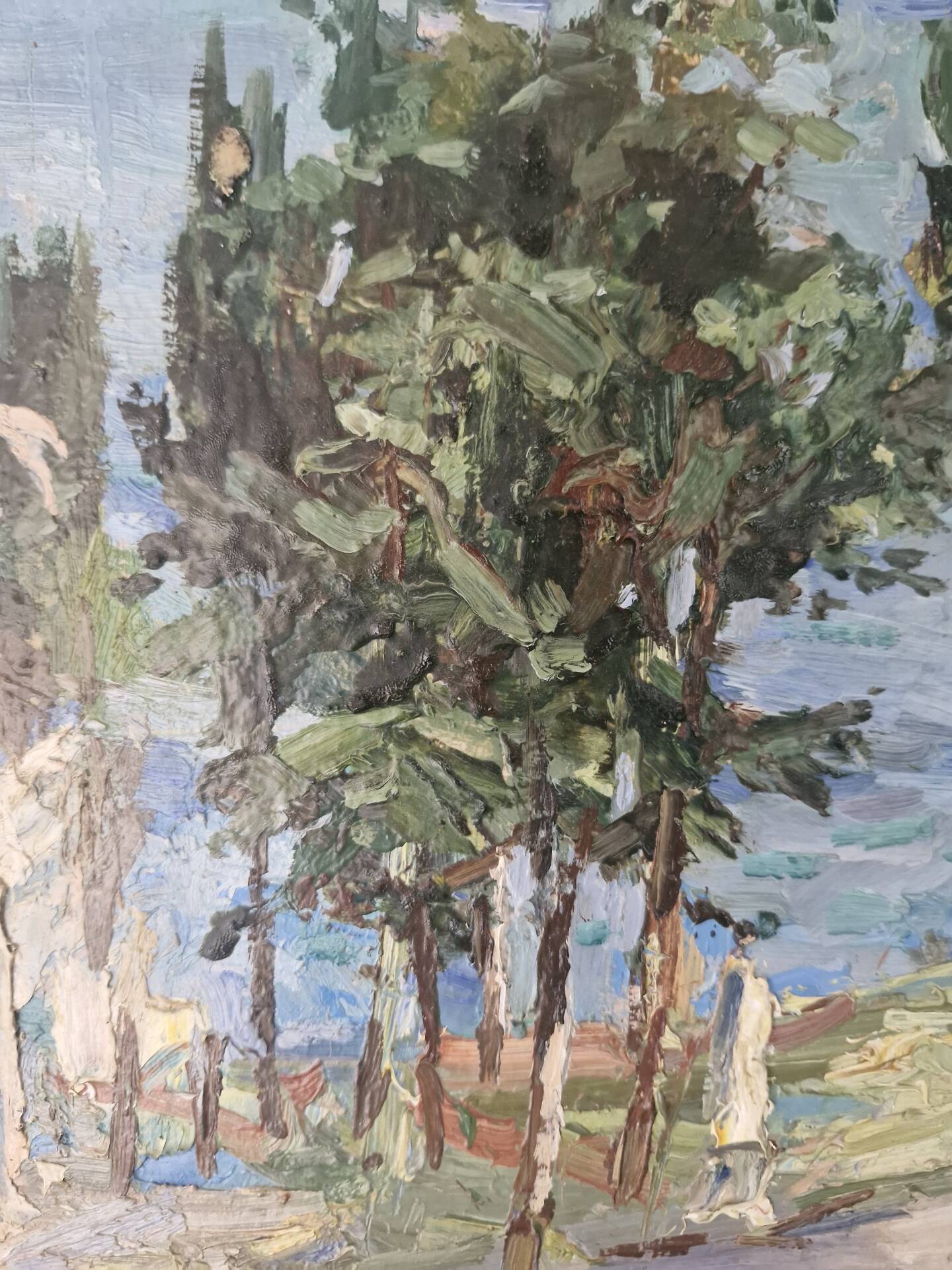Peinture sur panneau