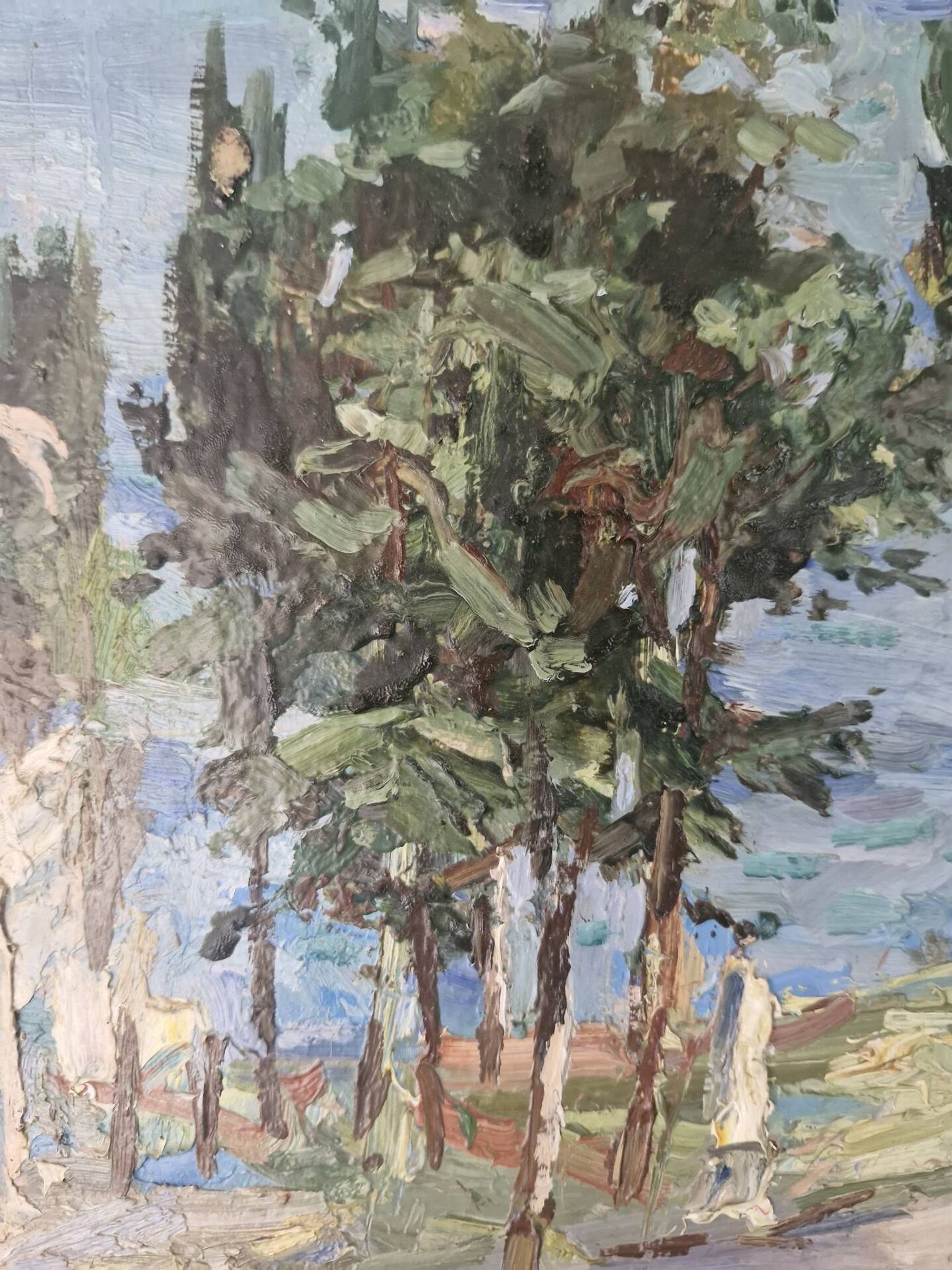 Peinture sur panneau