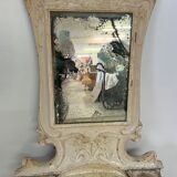 Art Nouveau metro fountain mirror