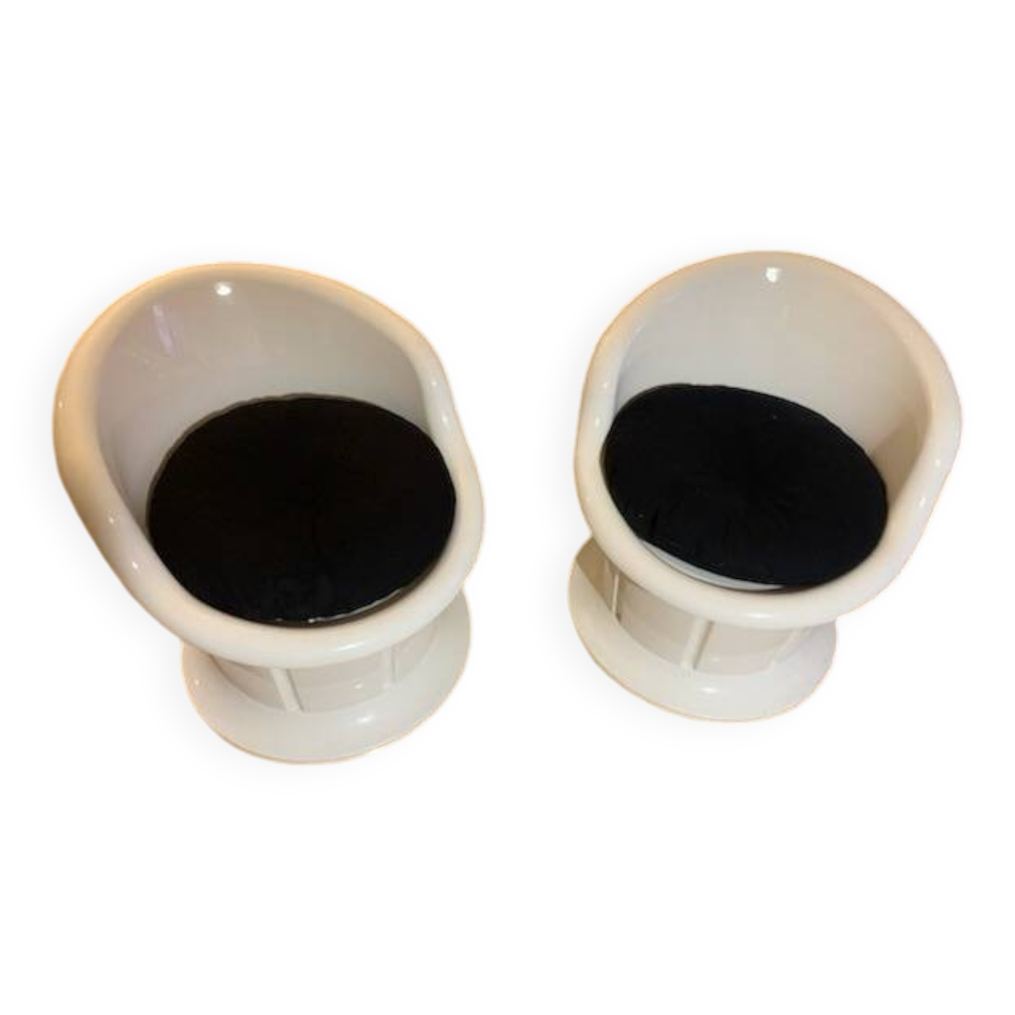 A pair of vintage Ikea armchairs designed by Knut and Marianne Hagberg