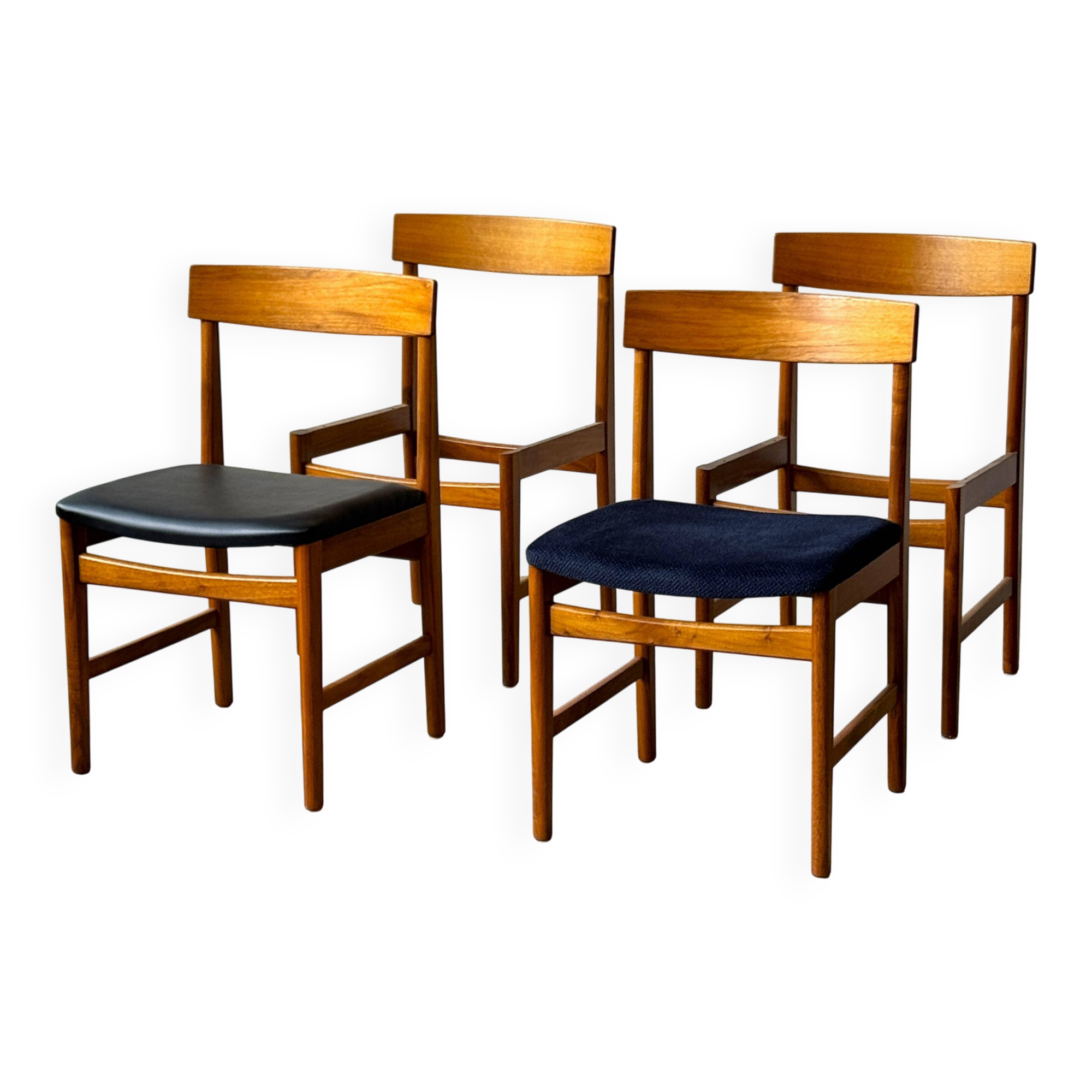 Chaises en teck, Ulferts, Danemark, années 1960, Mid-C Modern, VNTG