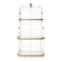Baker's Shelf – Belle Époque Style – White Lacquered Iron and Brass