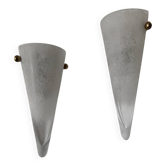 Vintage Murano glass wall sconces