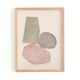 Painting on paper - abstract illustration "pebbles" signed eawy