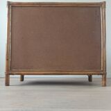 Bamboo and rattan chest of drawers, 70's