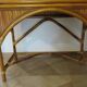 Vintage console/desk made of natural woven rattan, 1960s