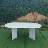 Marble dining table 1980