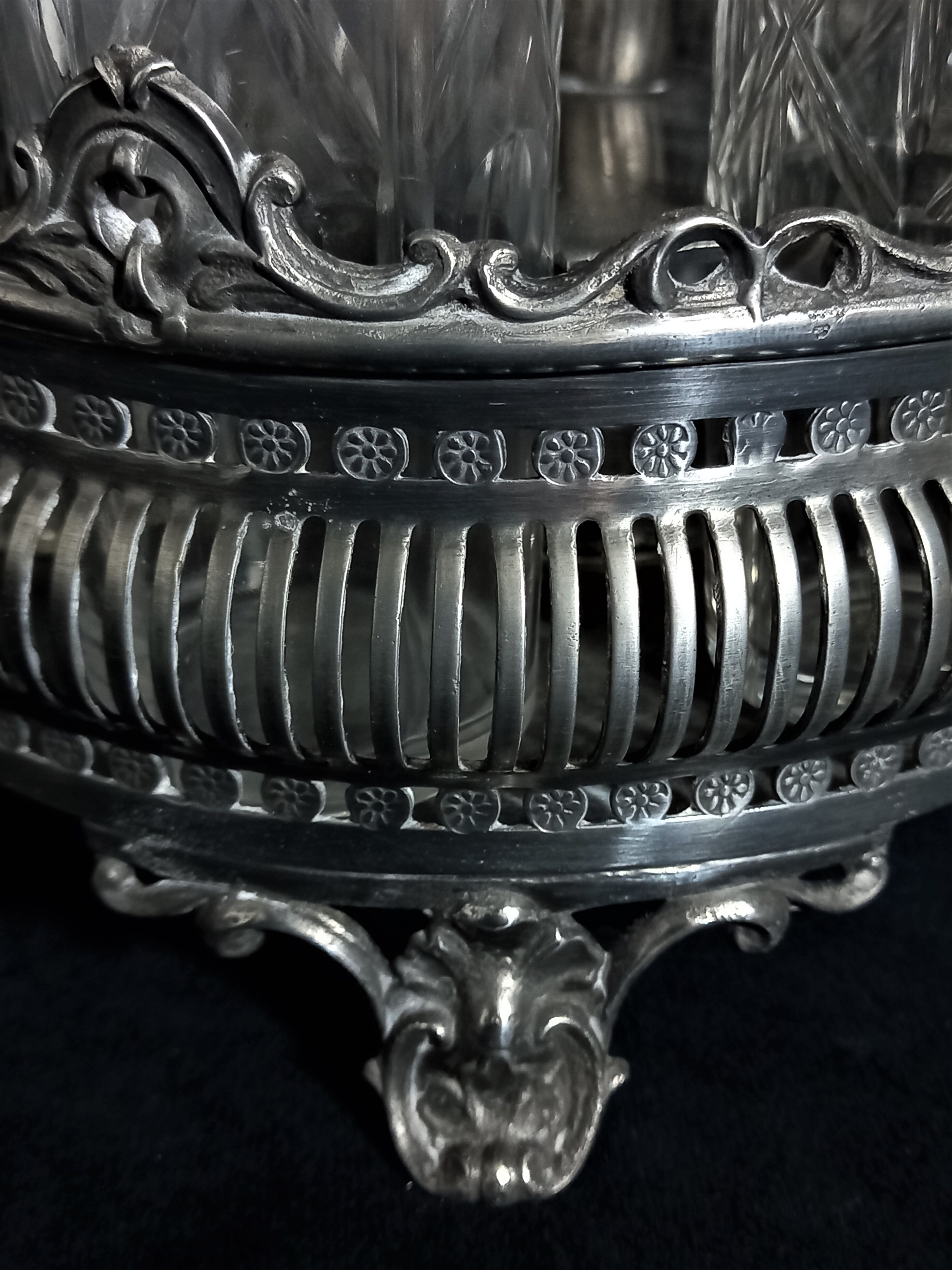 Neoclassical Style Condiment Service (Six Pieces)