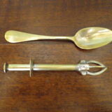 Pince à sucre, à glaçons, pelle à tarte, cuillère, 3 couverts Solingen