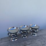 6 stainless steel cups 1970