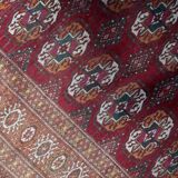 Tapis vintage ouzbek Boukhara fait main 128 cm x 183 cm années 1920
