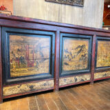 Buffet ancien chinois 3 portes + 3 tiroirs