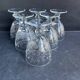 Port wine service – Blown, engraved and cut crystal – Art Deco