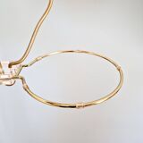 Eyeball double arc floor lamp in brass, GEPO (Netherlands), 1970s