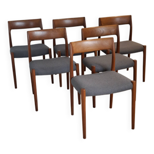 6 chaises de salle à