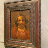 Oil painting on canvas Russian school late 19th century with portrait of a man Riabouchkine