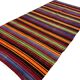 Organic Wool Tribal Kilim Rug