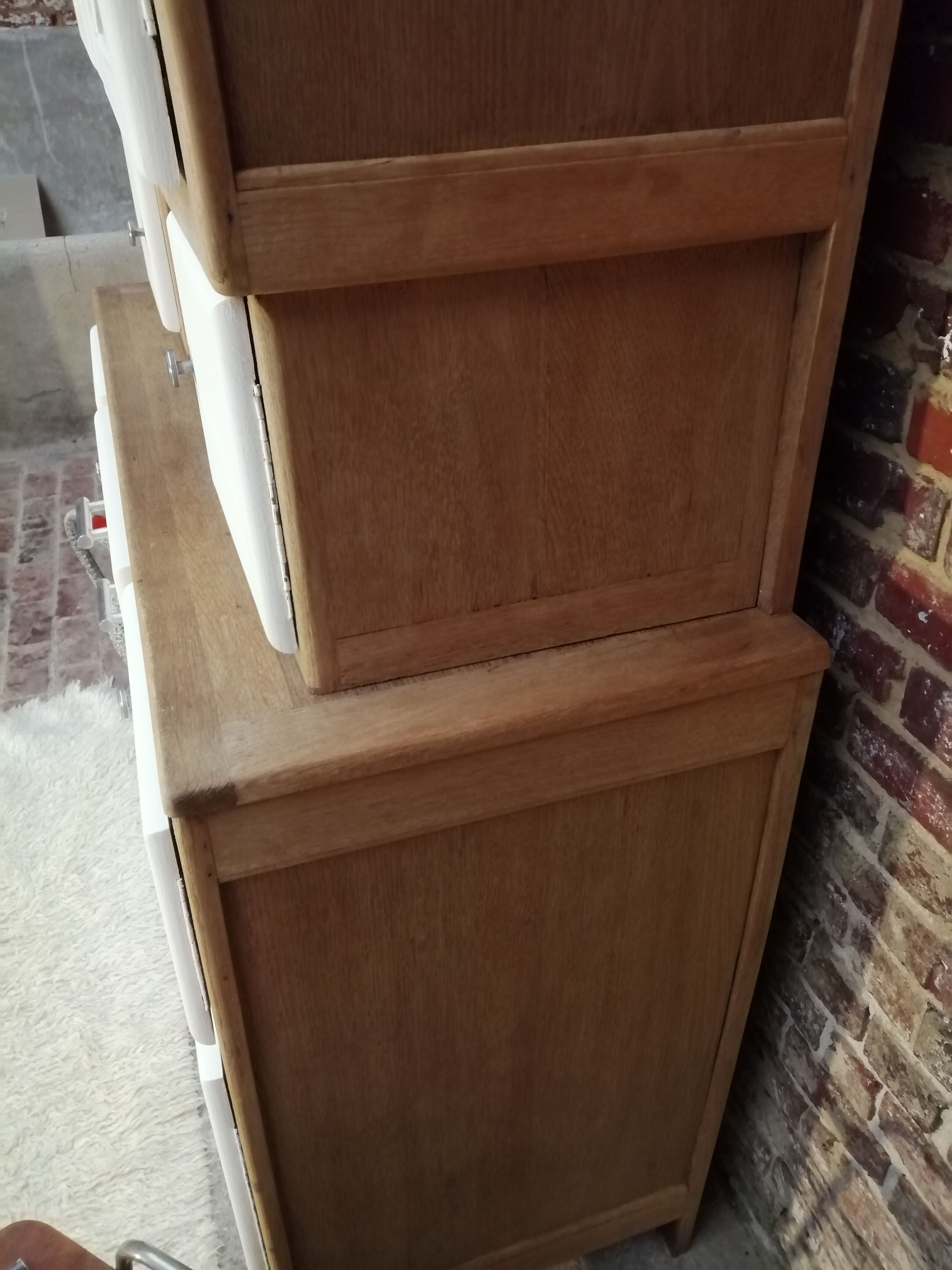 Buffet mado brushed oak and vintage cream