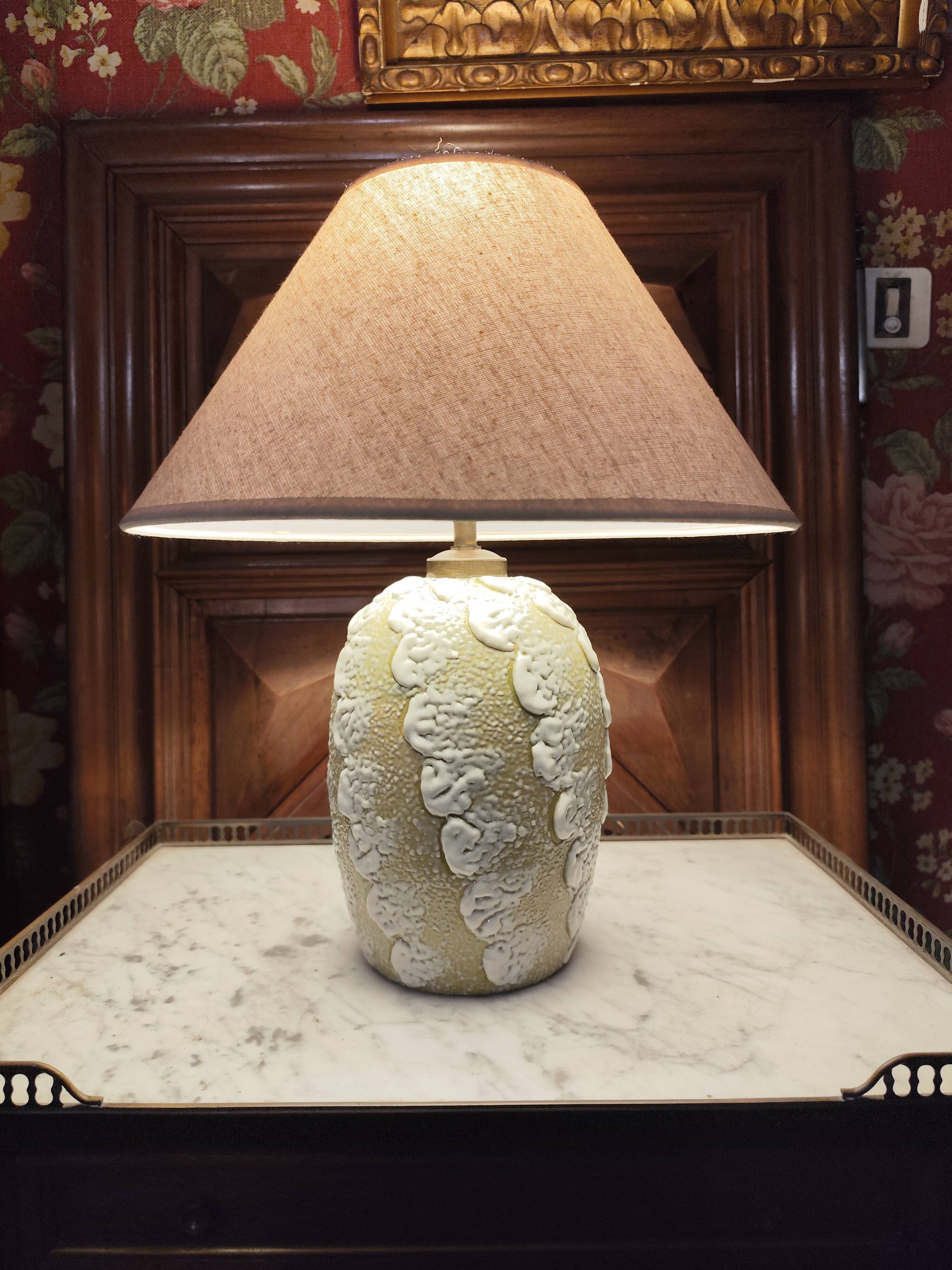 Art Deco lamp attributed to Louis Dage