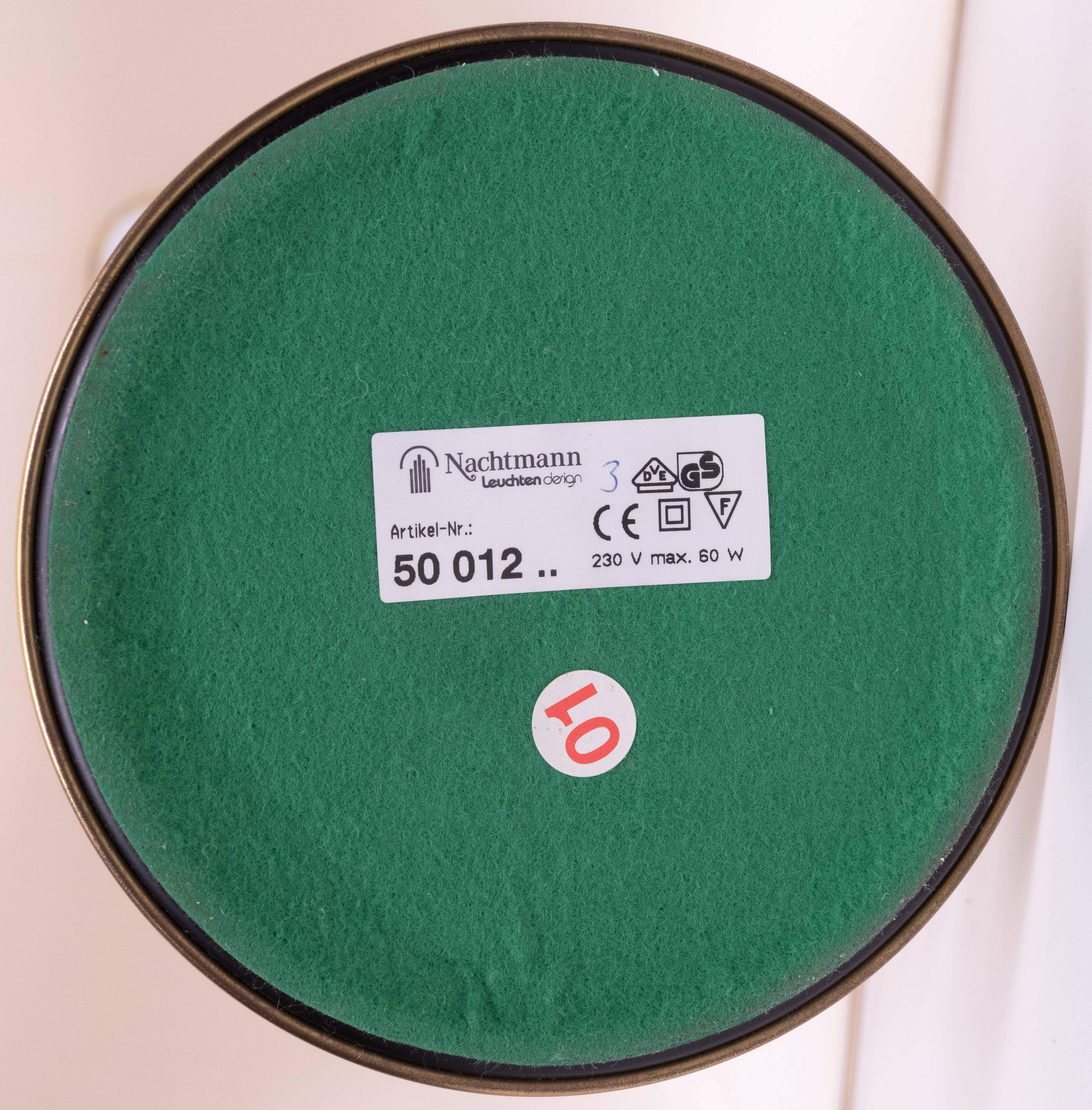 Crystal Ball Table lamp Hollywood Regency Germany 1970s