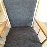 Pair of armcchairs fan Baumann