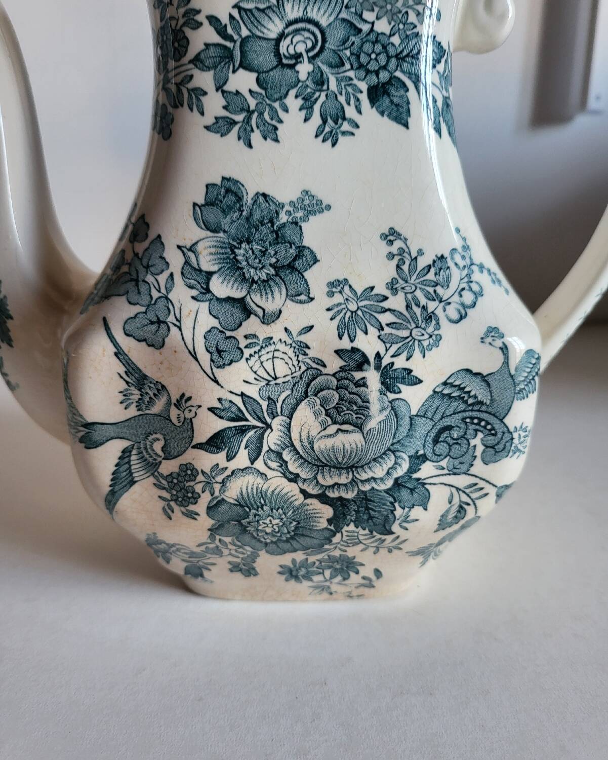Verseuse théière en faïence anglaise enoch wedgwood tunstall