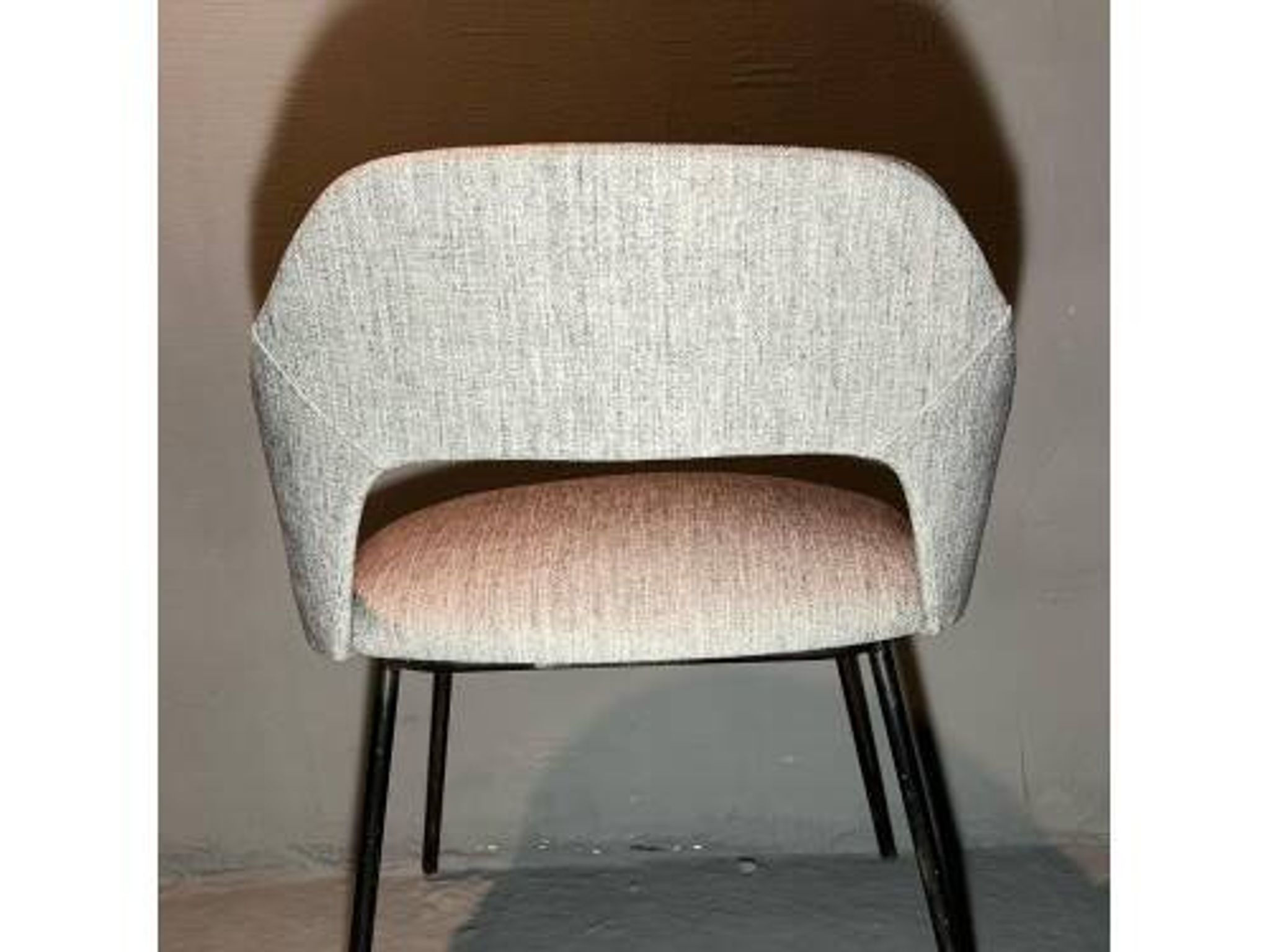 Pair of barrel chairs from the 1950s, in the style of Pierre Guariche.