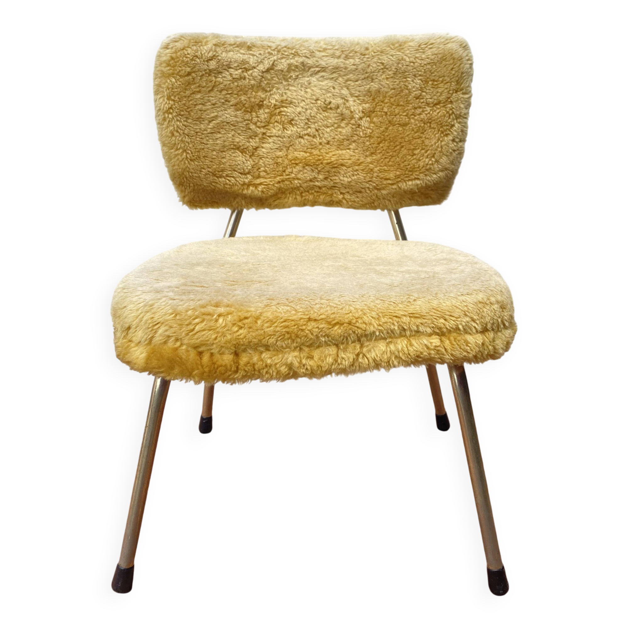 Chaise "moumoute" enfant années 60-70