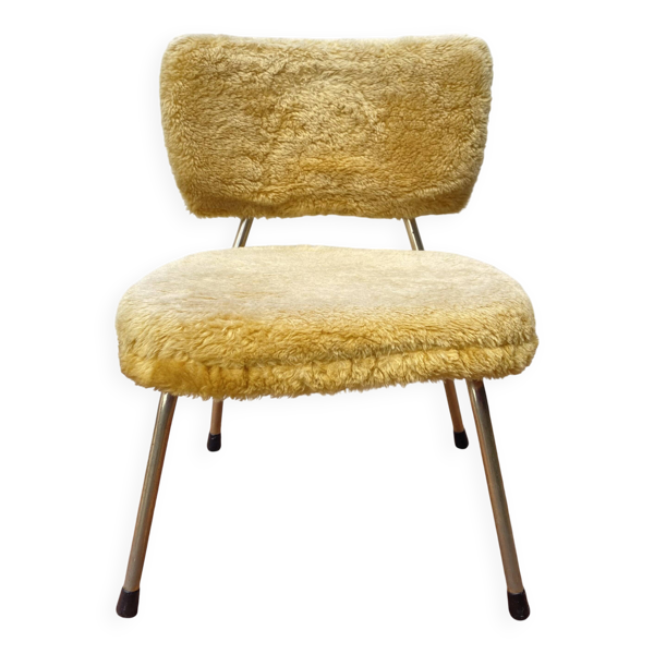 Chaise ''moumoute'' enfant années 60-70