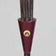 Vintage metal floor lamp published by Lidokov, circa 1960