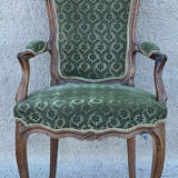 Louis XV style convertible armchair